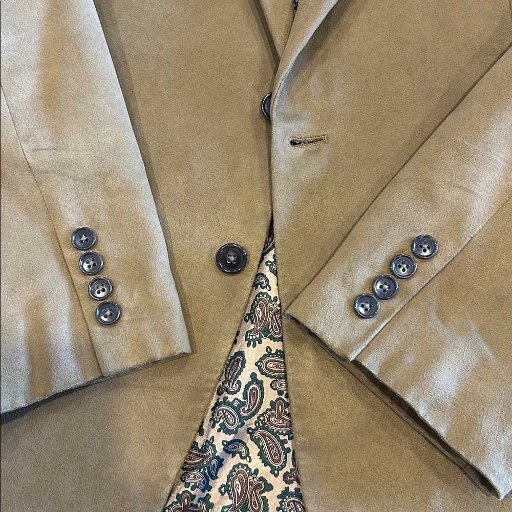 Lauren Ralph Lauren Light Brown Suede sport coat - Picture 3 of 3